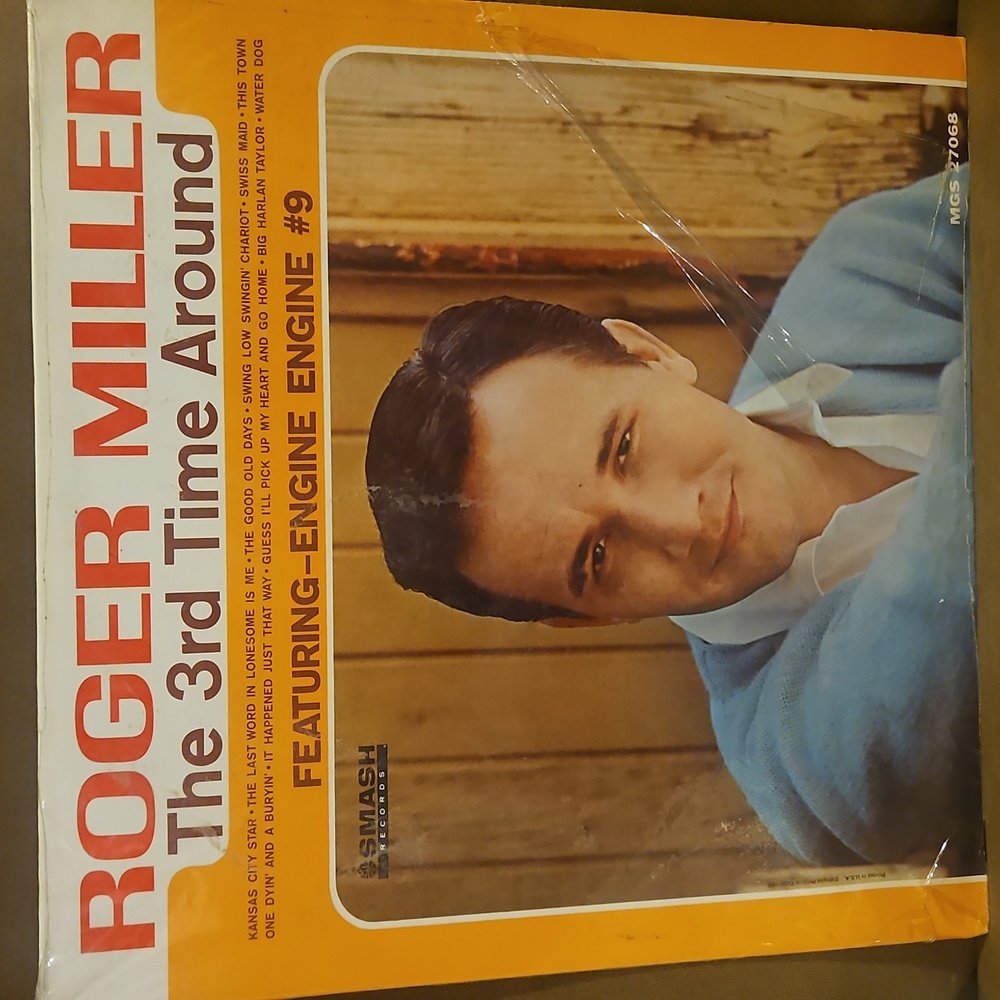 Roger Miller The 3rd Time Around Smash Records Vinyl Record 12" LP